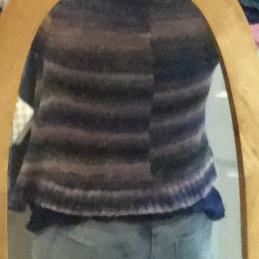 Bke sweater cardigan 3/4 sleeve multi color Sz M - Picture 3 of 6